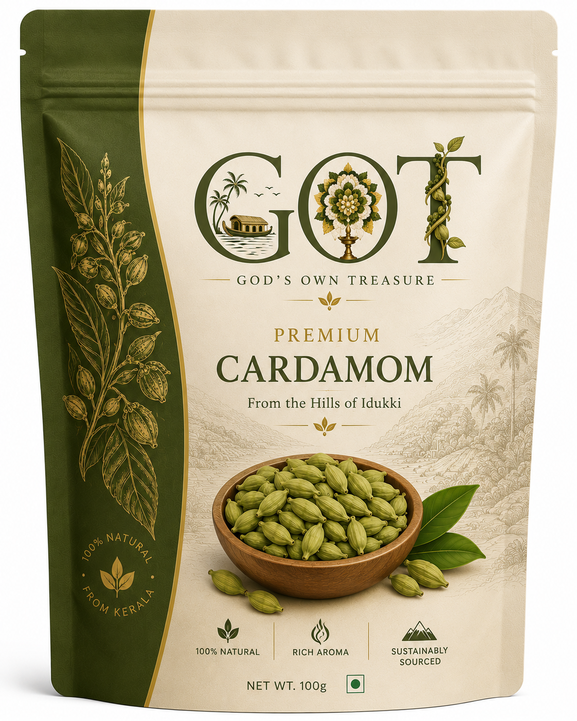 Idukki Green Cardamom — Premium Spices