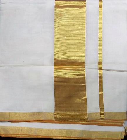 Plain Kerala Saree